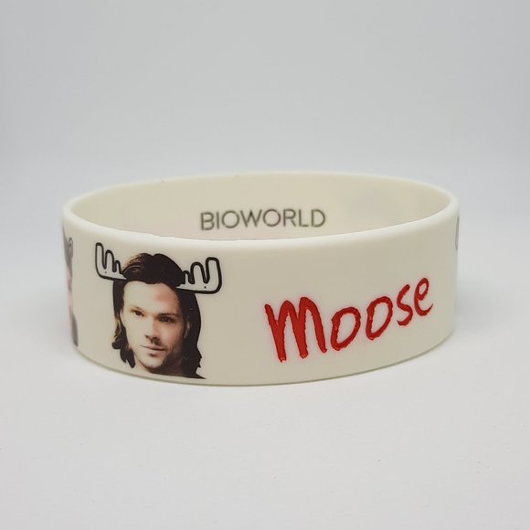 Supernatural Sam and Dean "Moose" and "Squirrel" Rubber Bracelet - Picture 3 of 3